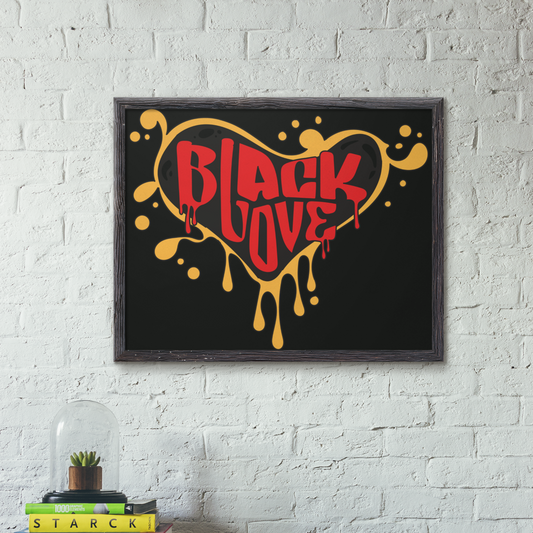 Black Love Wall Art