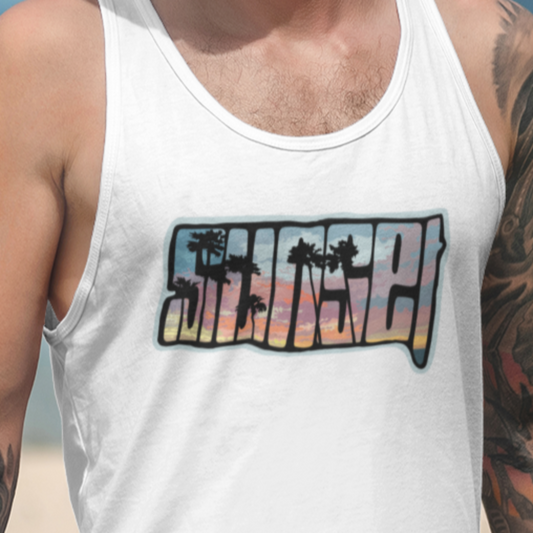 Sunset tank top