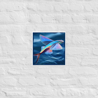 Fish Flying Wall Art