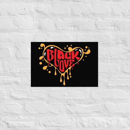 Black Love Wall Art