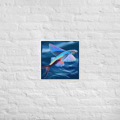 Fish Flying Wall Art