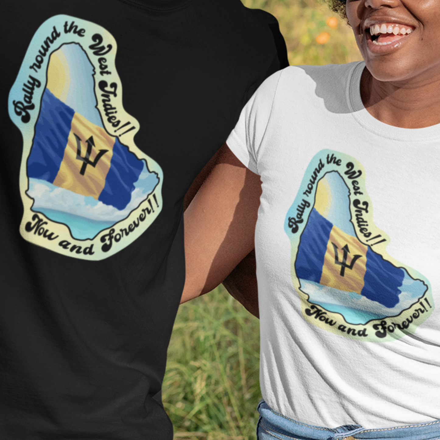 Barbados - Rally Round The West Indies! Unisex t-shirt