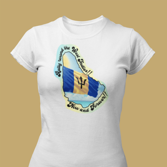 Barbados - Rally Round The West Indies Women's short sleeve t-shirt