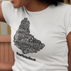 Barbados Word map Women's short sleeve t-shirt