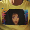 Erykah Badu Swirl Unisex t-shirt