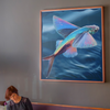 Fish Flying Wall Art