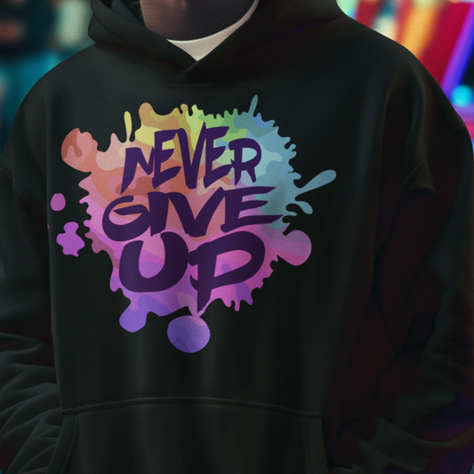 Never Give Up! Unisex Hoodie