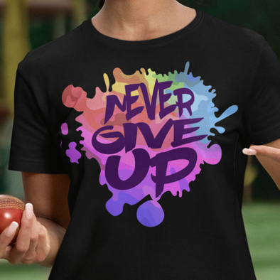 Never Give Up Women's short sleeve t-shirt