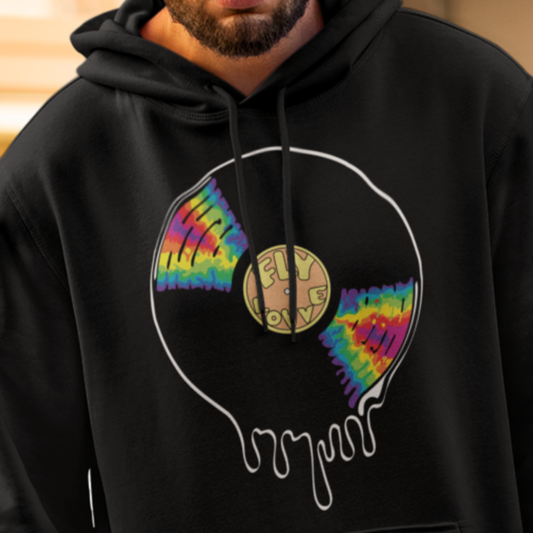 Record Drip Unisex Hoodie