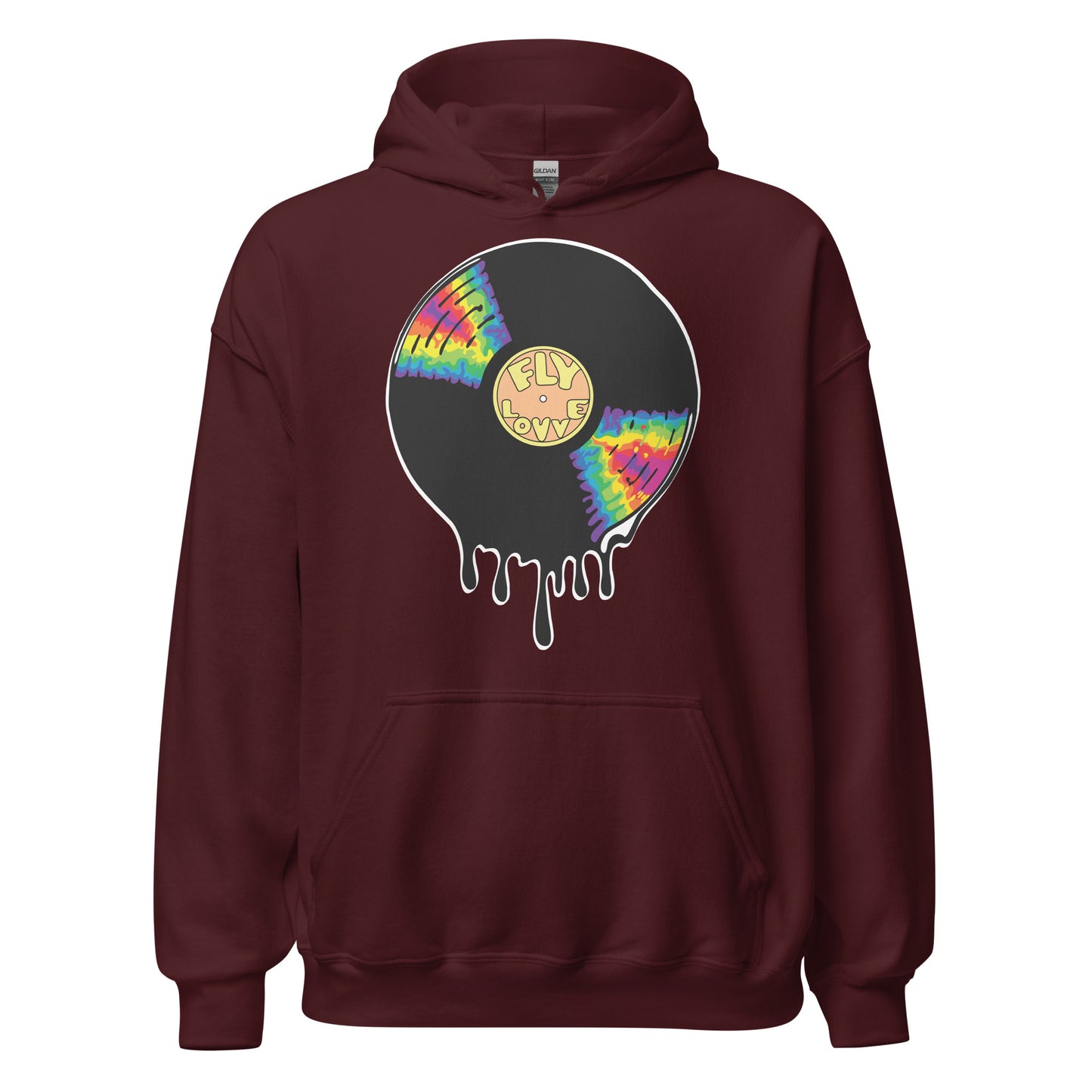 Record Drip Unisex Hoodie