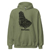 Barbados Word Map Unisex Hoodie