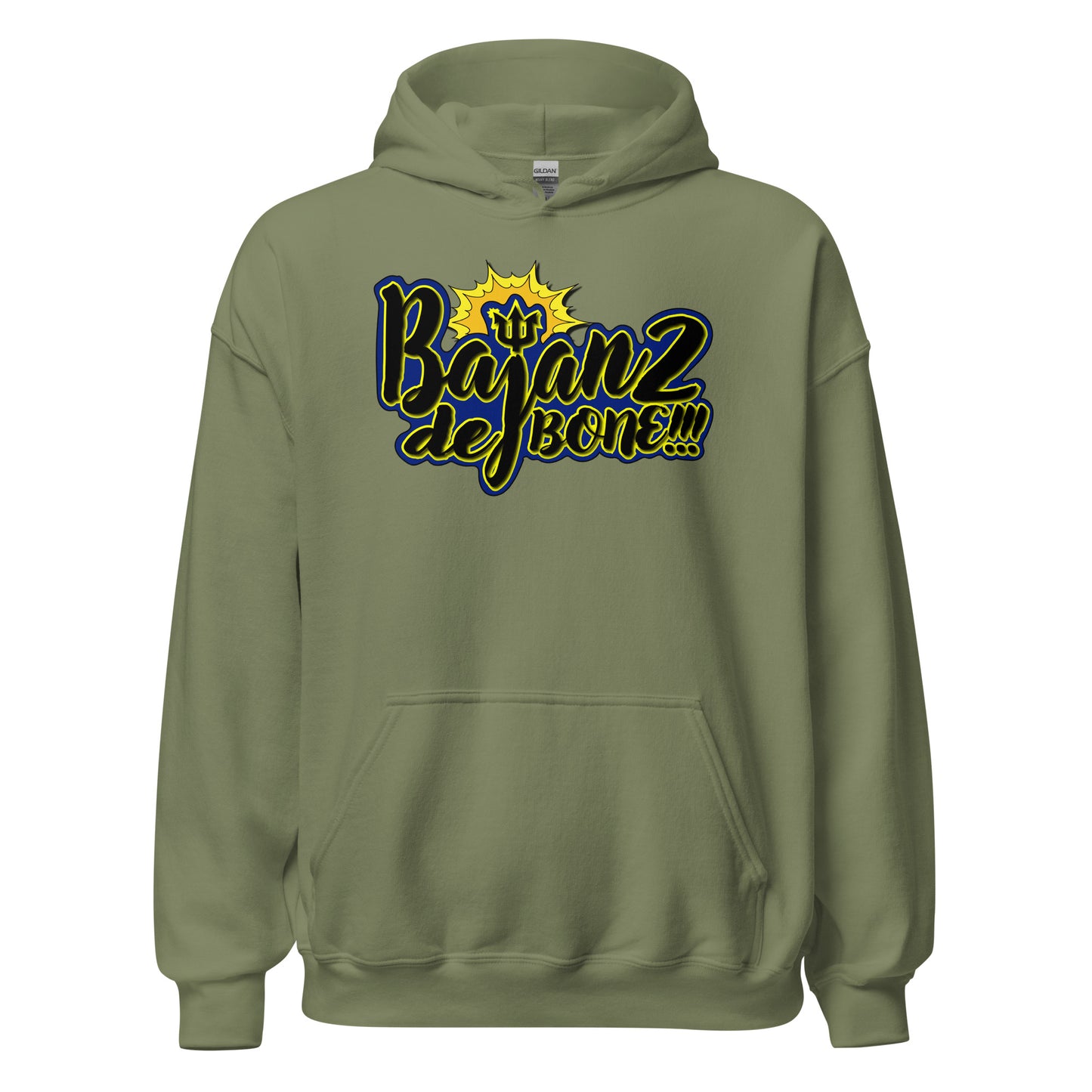 Bajan 2 de bone Unisex Hoodie