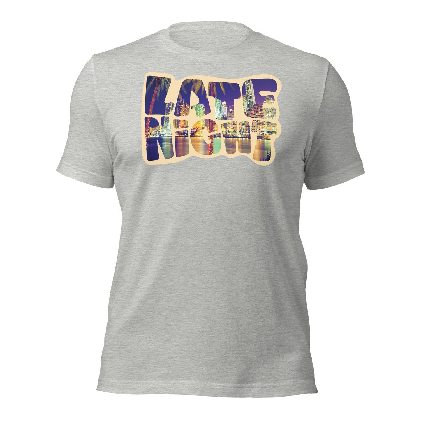 Late Nights in Miami Unisex t-shirt