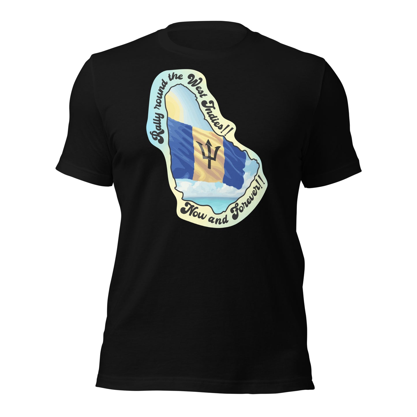 Barbados - Rally Round The West Indies! Unisex t-shirt