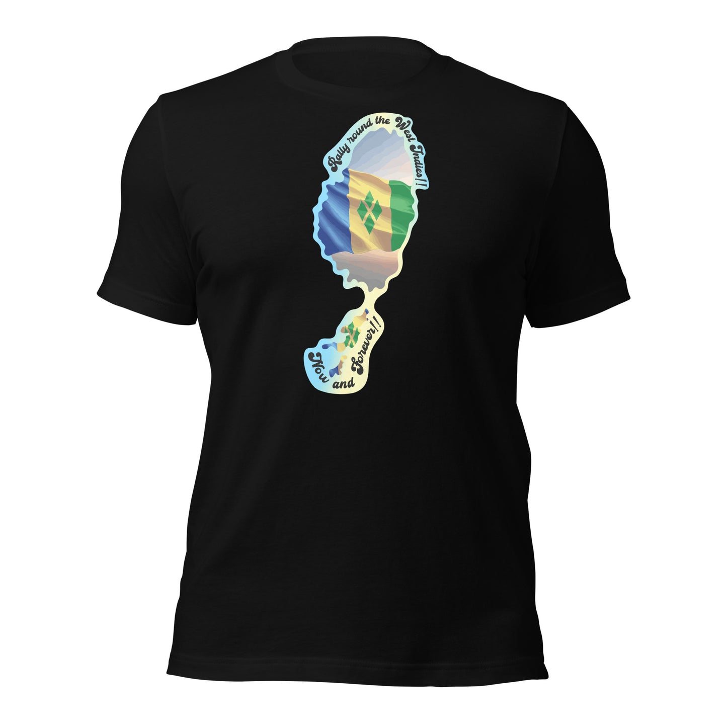 St. Vincent & The Grenadines- Rally Round the West Indies Unisex t-shirt