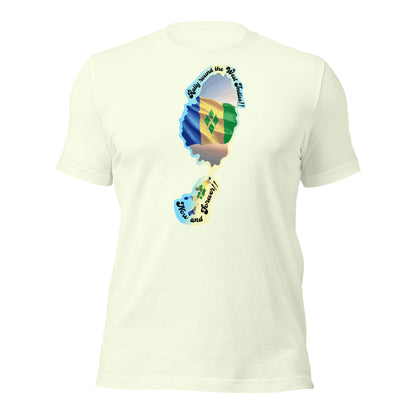 St. Vincent & The Grenadines- Rally Round the West Indies Unisex t-shirt