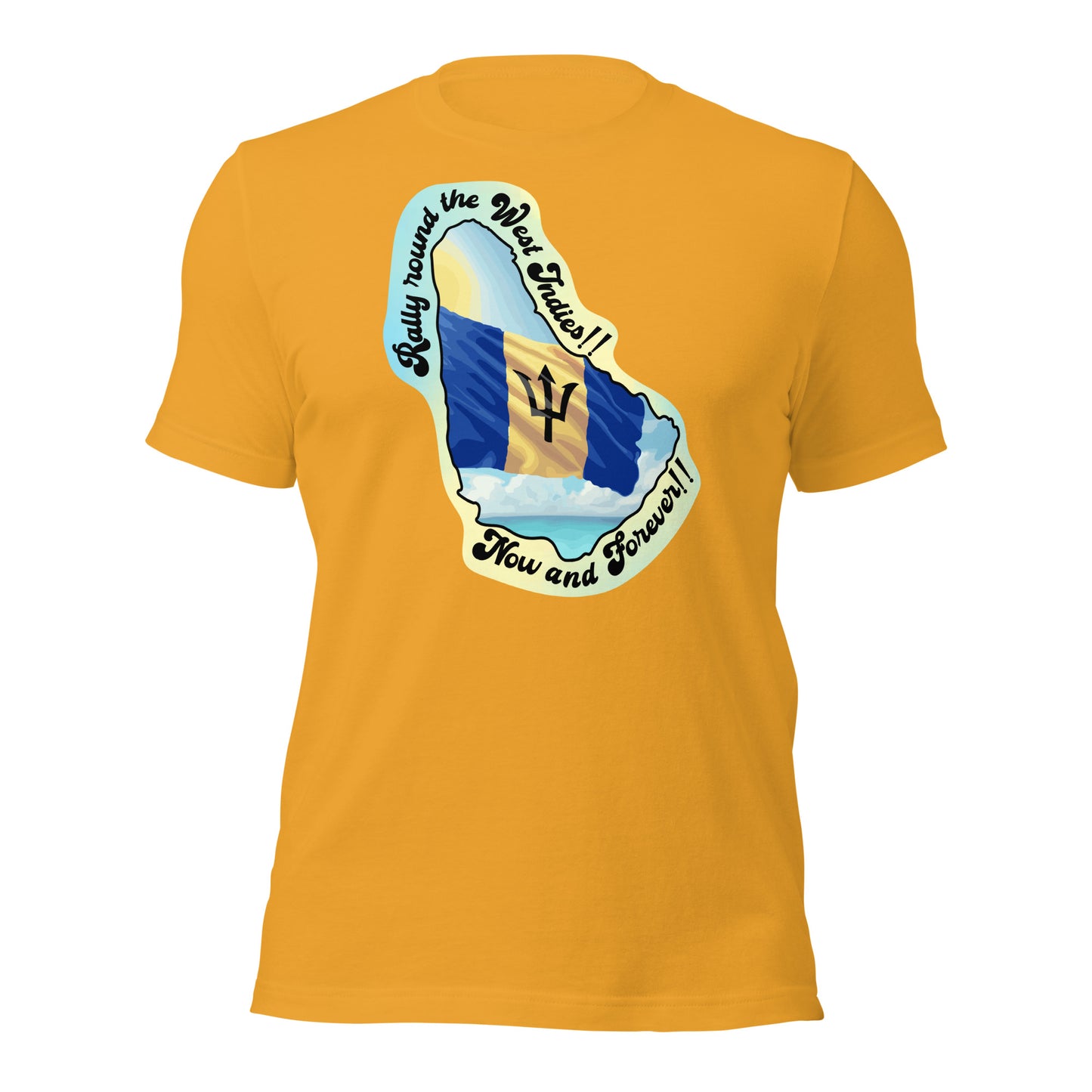 Barbados - Rally Round The West Indies! Unisex t-shirt