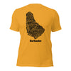 Barbados Word Map Unisex t-shirt