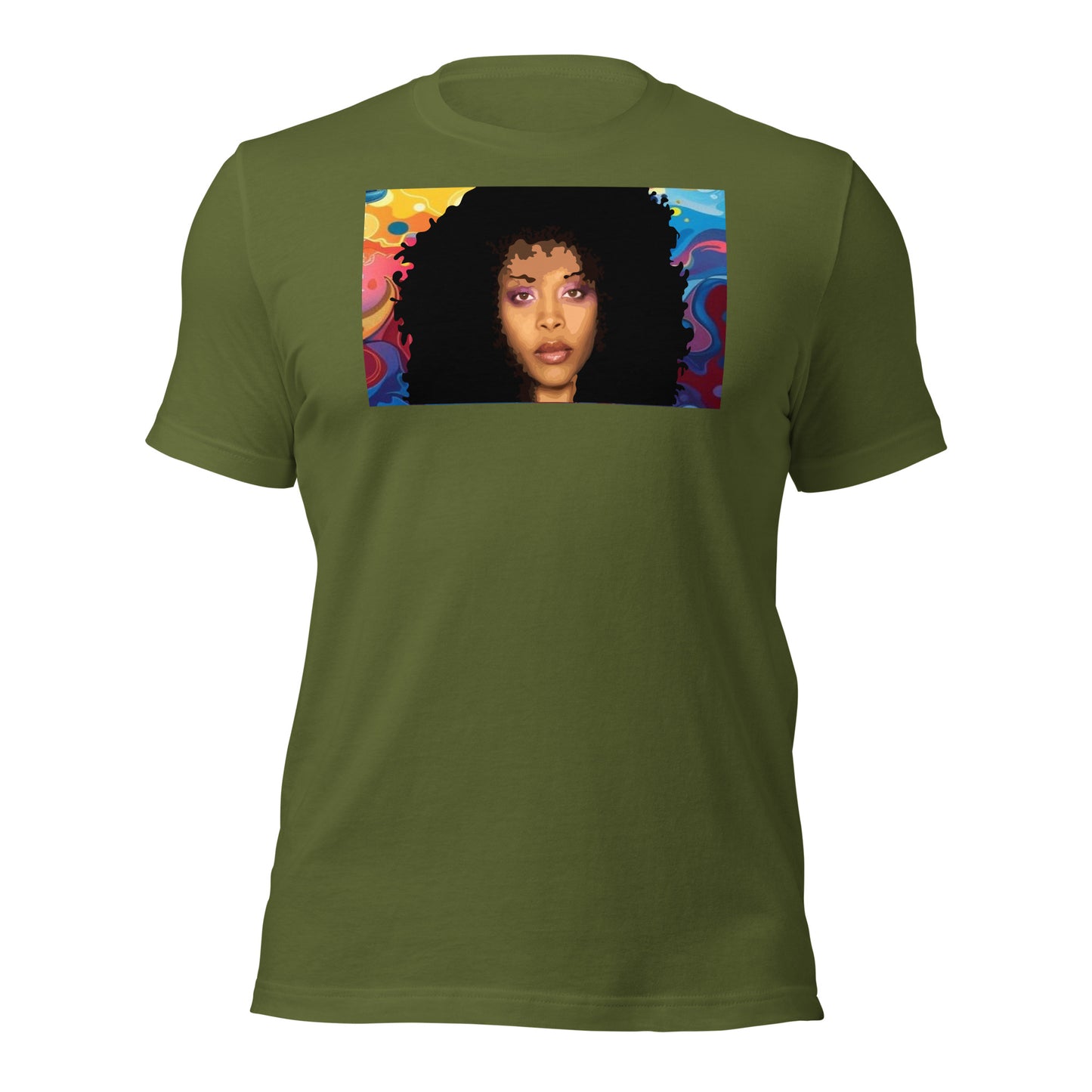 Erykah Badu Swirl Unisex t-shirt