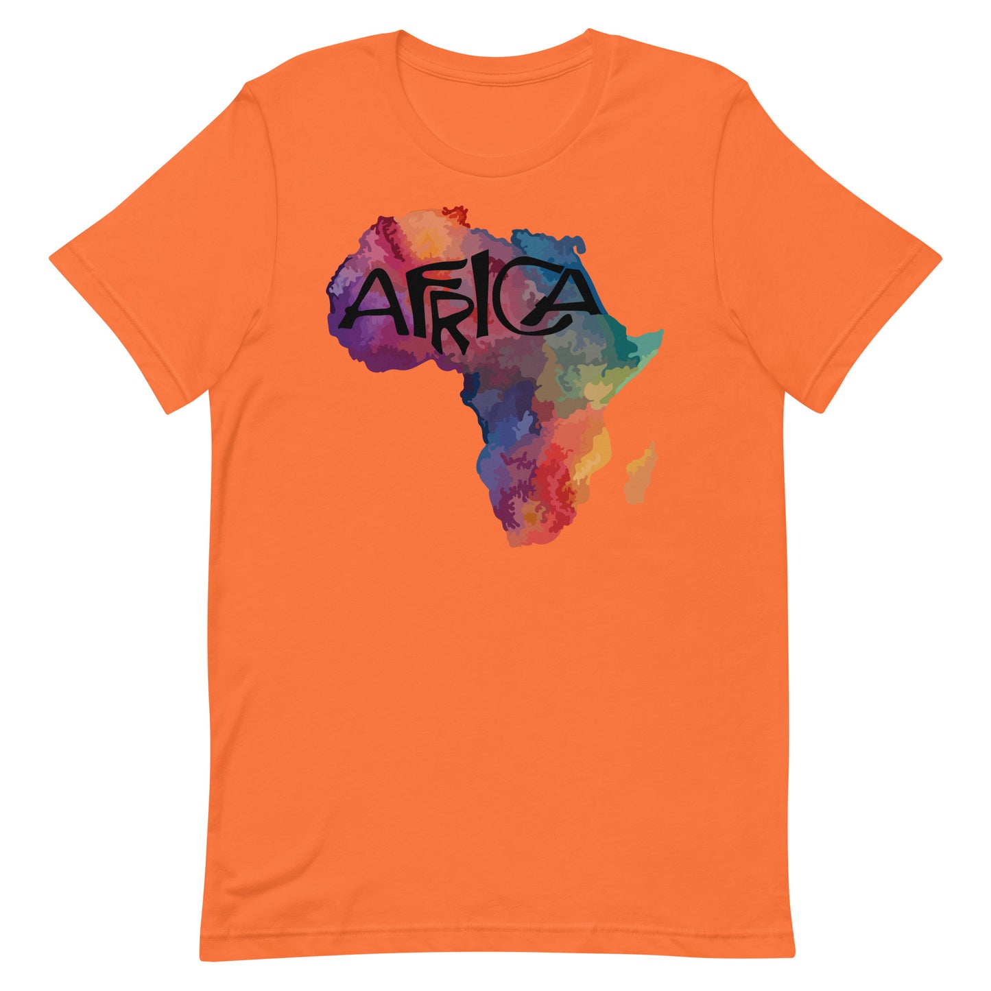 Africa Color Map Unisex t-shirt