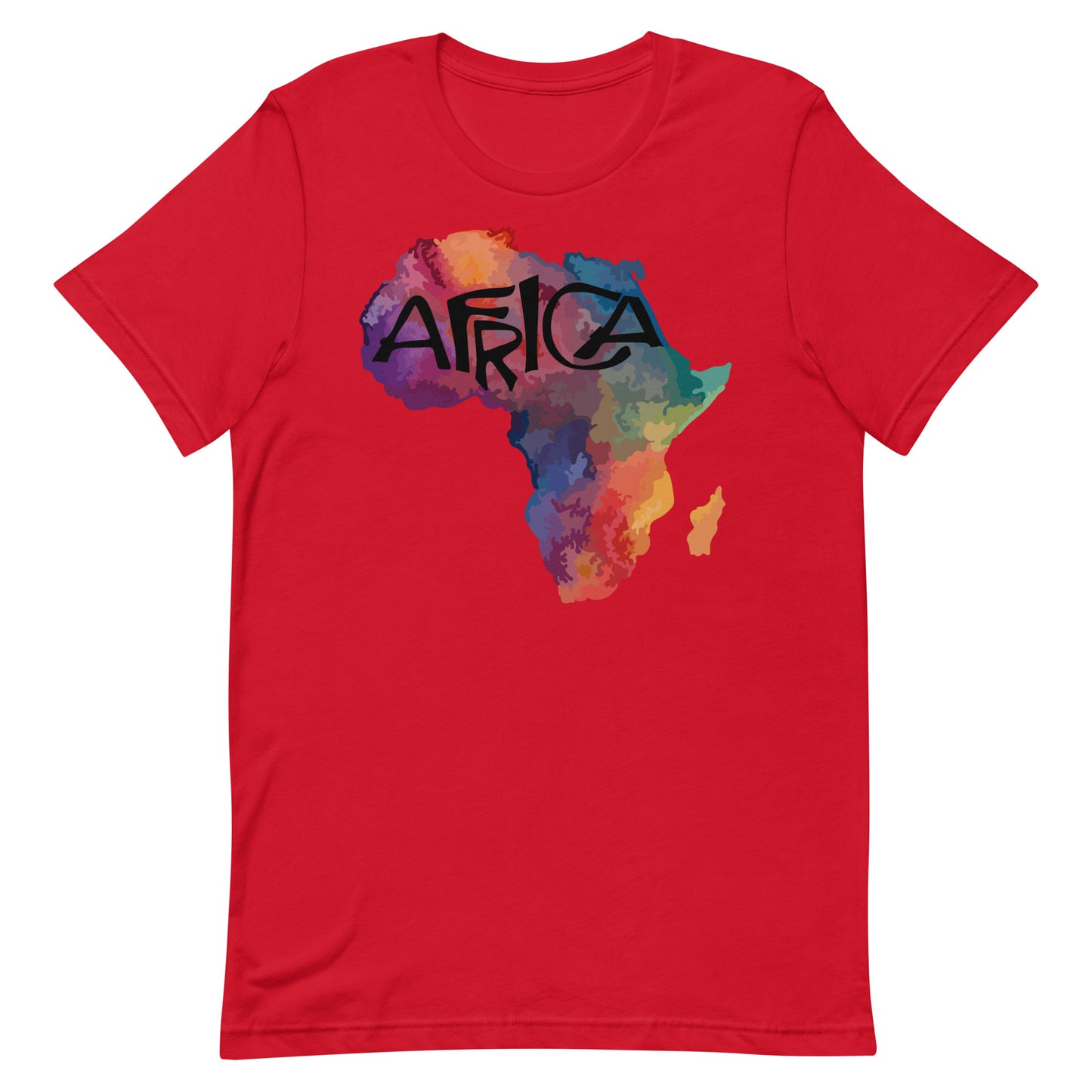 Africa Color Map Unisex t-shirt