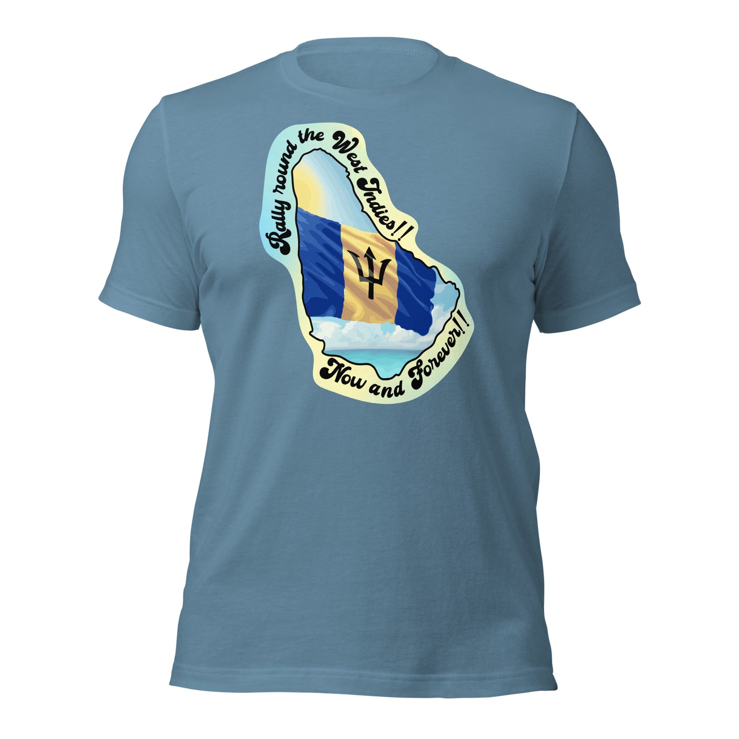 Barbados - Rally Round The West Indies! Unisex t-shirt