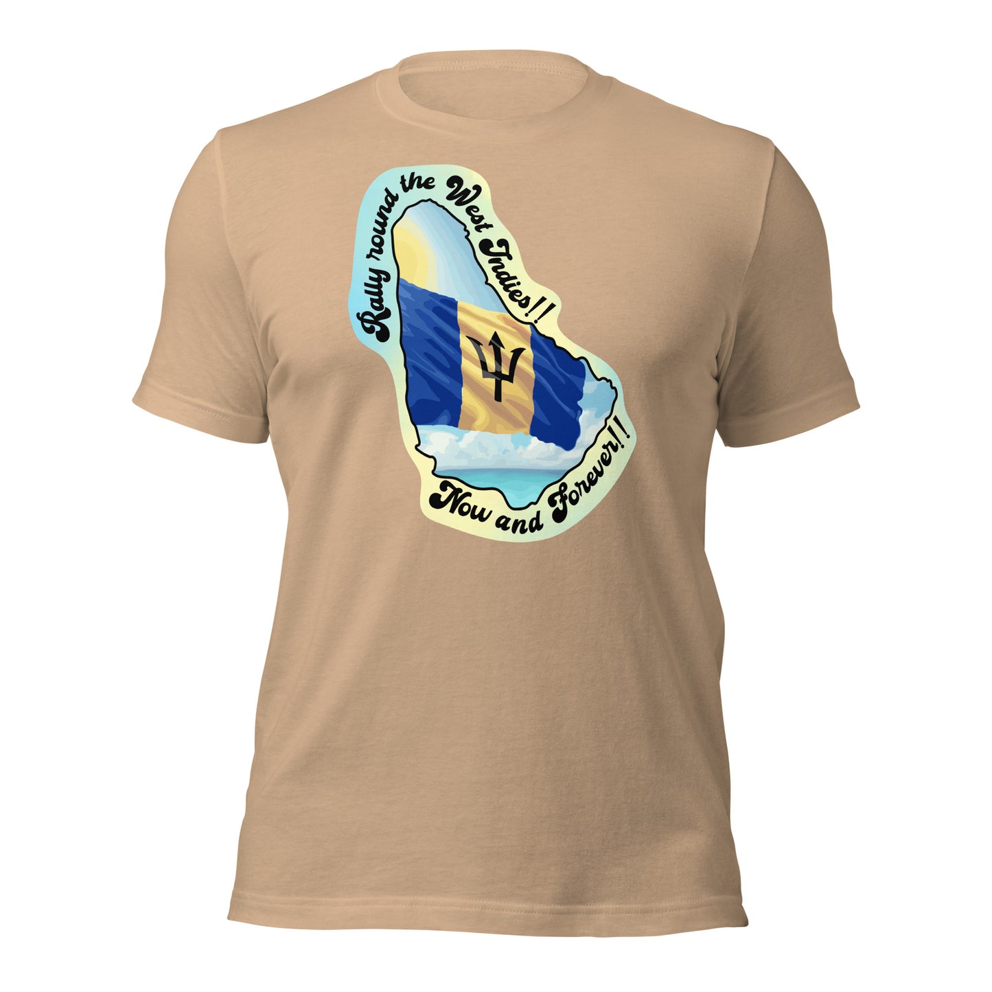 Barbados - Rally Round The West Indies! Unisex t-shirt