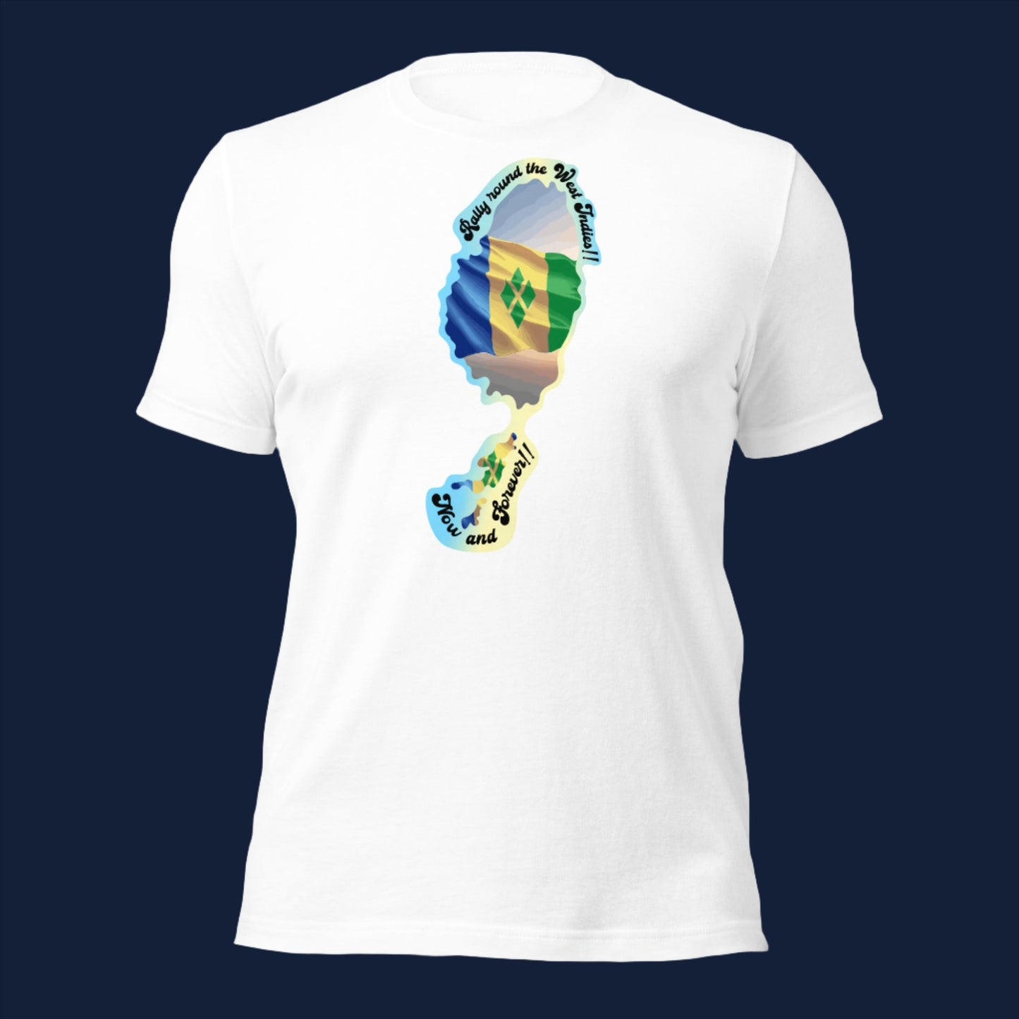 St. Vincent & The Grenadines- Rally Round the West Indies Unisex t-shirt