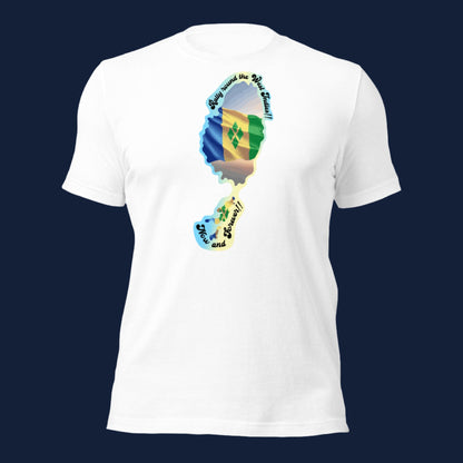 St. Vincent & The Grenadines- Rally Round the West Indies Unisex t-shirt