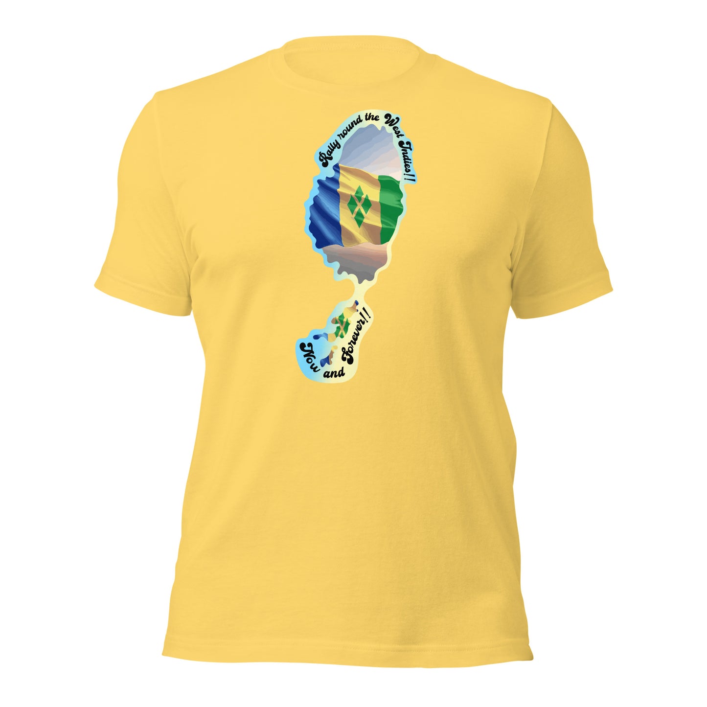 St. Vincent & The Grenadines- Rally Round the West Indies Unisex t-shirt