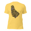 Barbados Word Map - Colored Unisex t-shirt