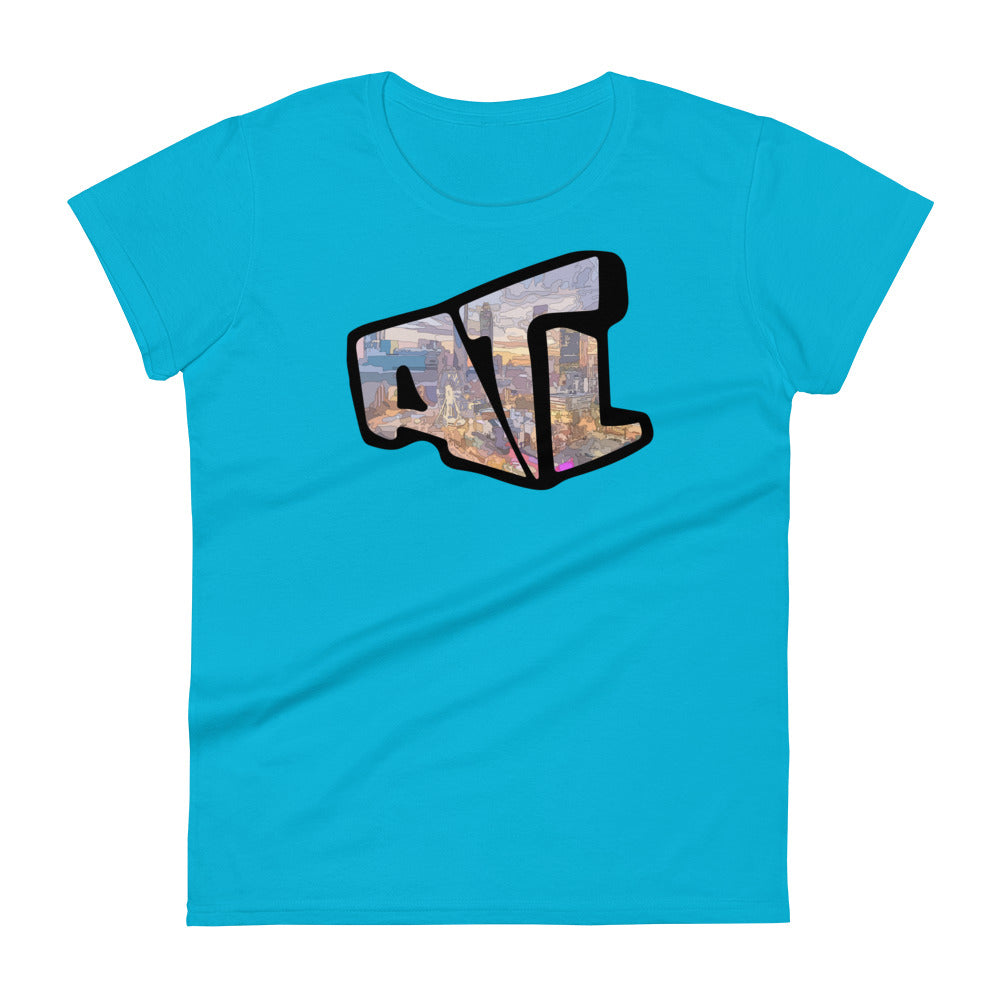 ATL Skyline Women's short sleeve t-shirt