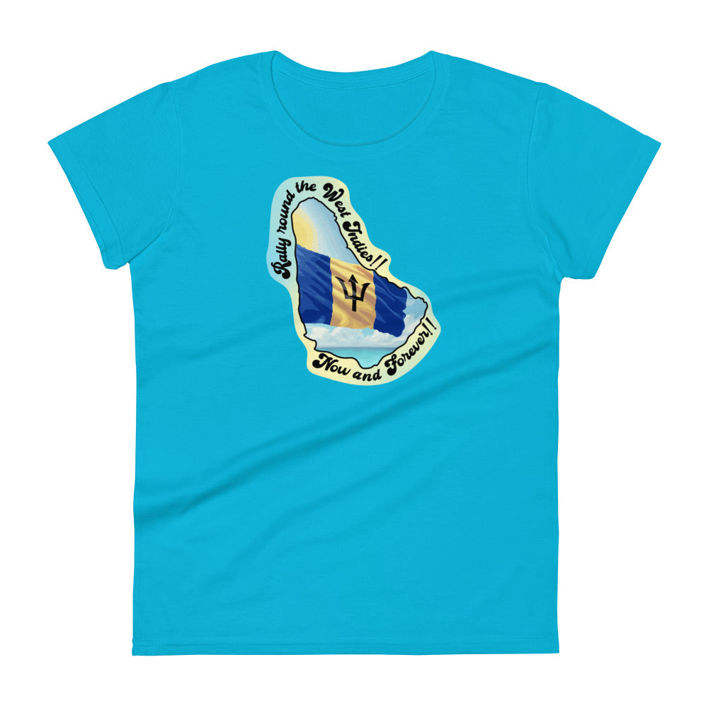 Barbados - Rally Round The West Indies Women's short sleeve t-shirt