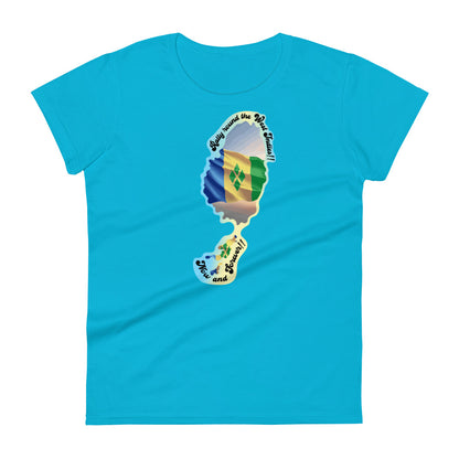 St. Vincent & The Grenadines - Rally Round the West Indies Women's short sleeve t-shirt