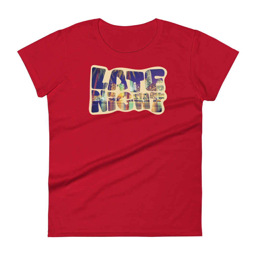 Late Night - Miami Women's short sleeve t-shirt