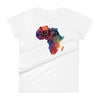 African color Map Women's short sleeve t-shirt