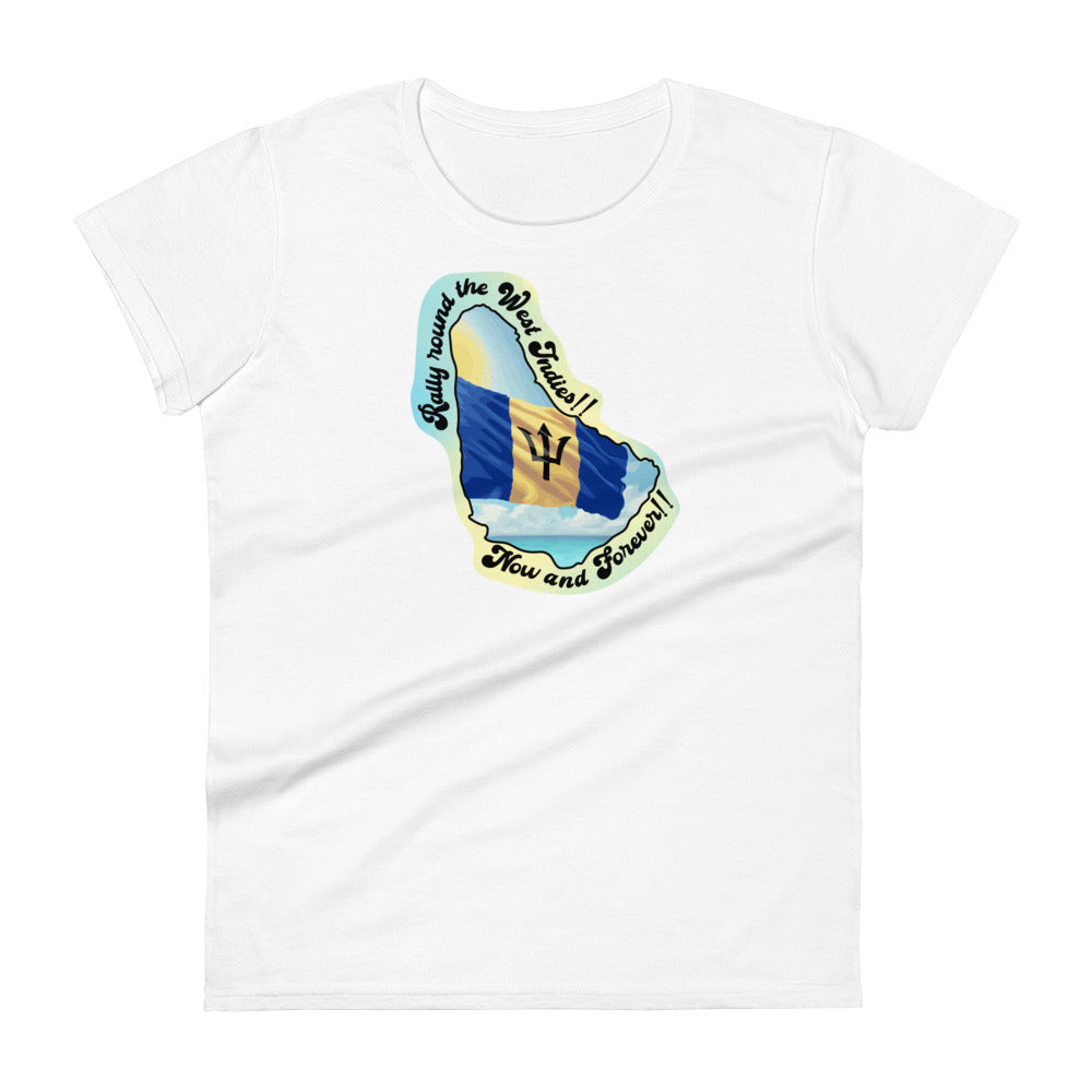 Barbados - Rally Round The West Indies Women's short sleeve t-shirt