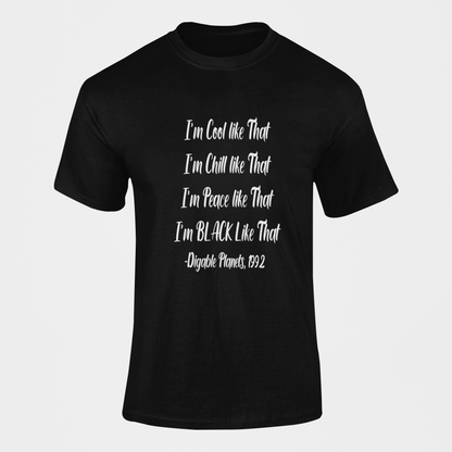 Cool like dat Short-Sleeve Unisex T-Shirt (white design)