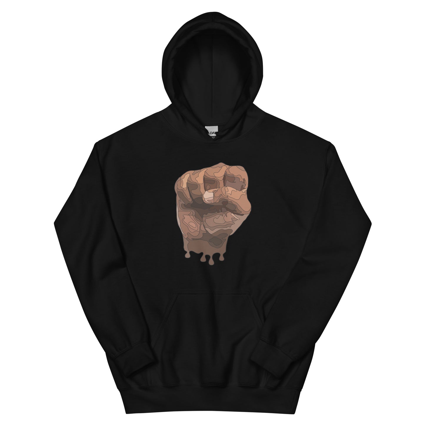 Brown fist Unisex Hoodie