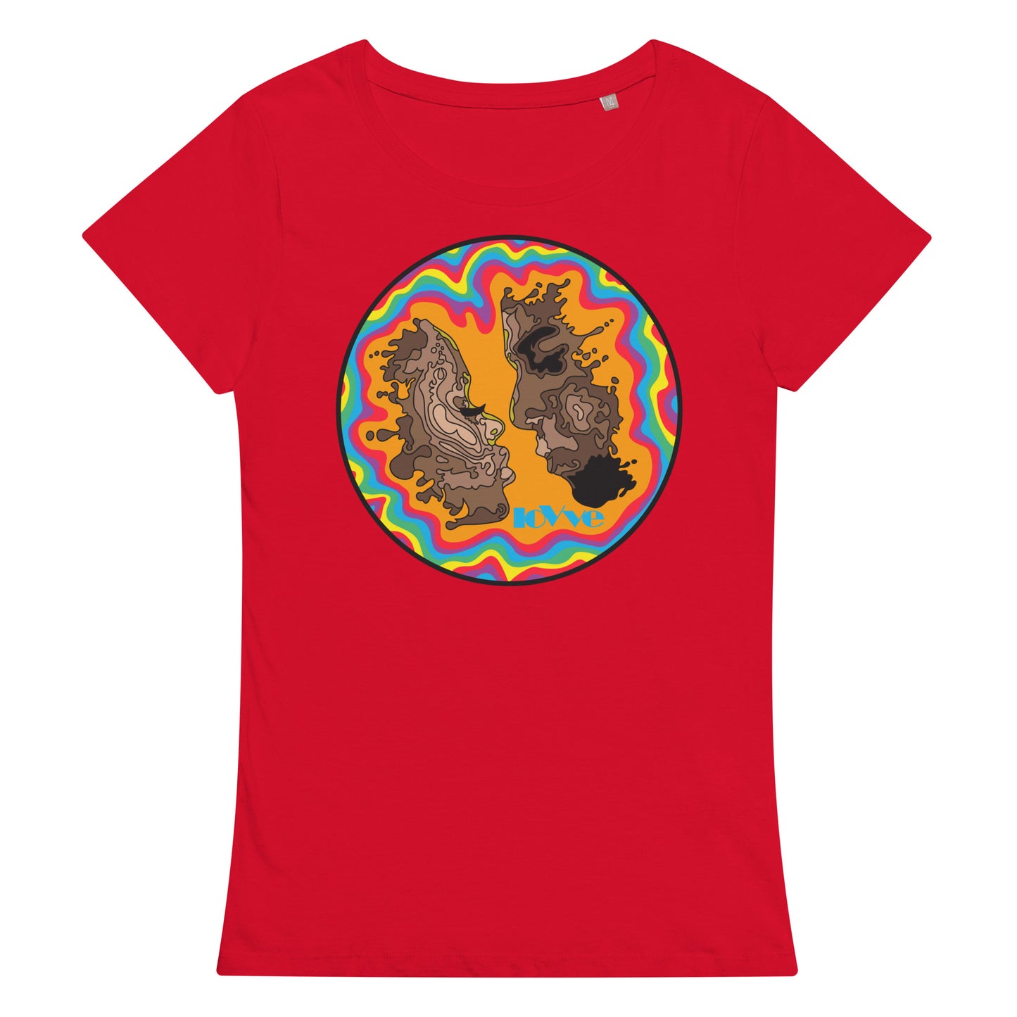 Love on the Brain - Women’s basic organic t-shirt