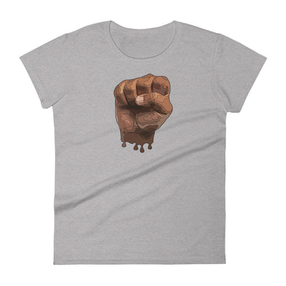 Black fist Women's short sleeve t-shirt