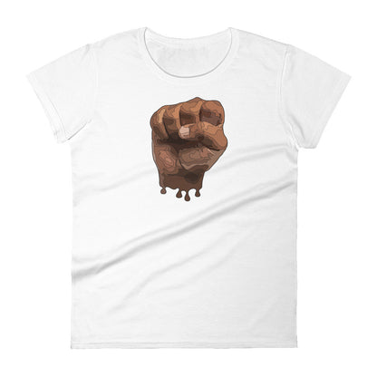 Black fist Women's short sleeve t-shirt